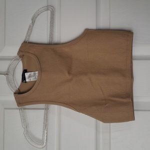 Zara ribbed crop top & shorts set